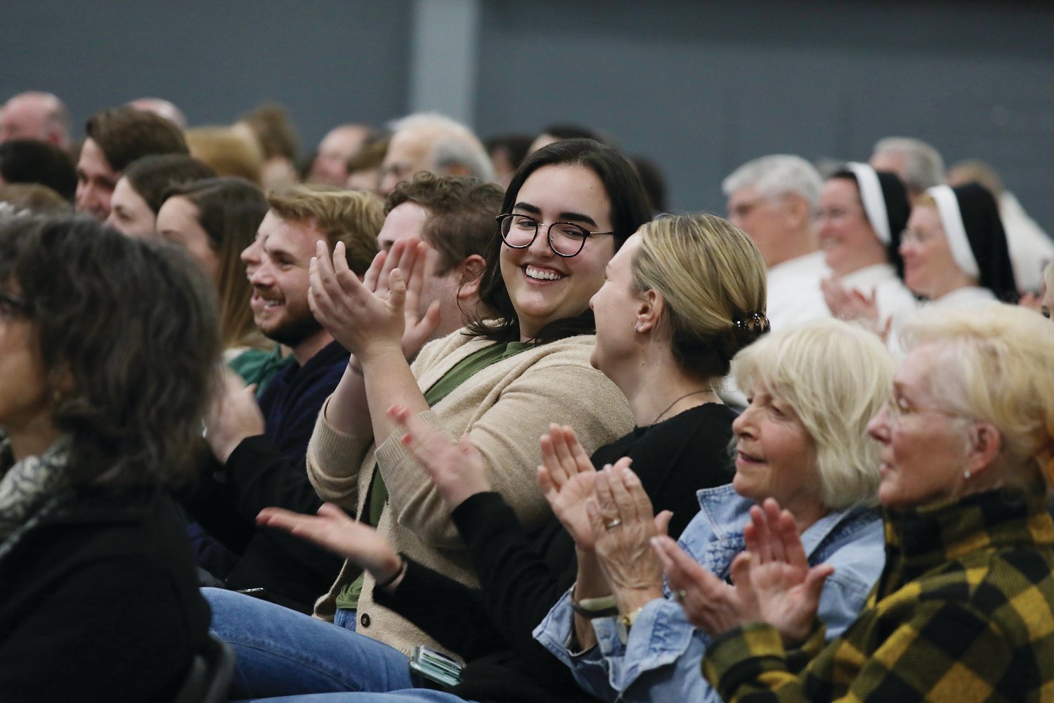 An Evening with The Hillbilly Thomists was held on Thursday, April 21, at Providence College as part of the continued celebration of the 150th anniversary of the Diocese of Providence.